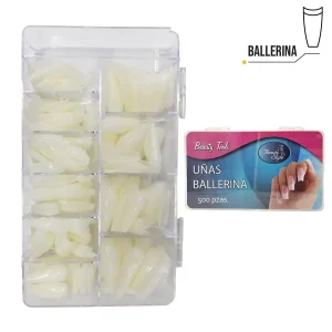UÑAS BALLERINA NATURAL X 500