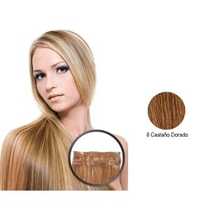 Extensión Tejida Lisa Clip 100% Natural Nº 8