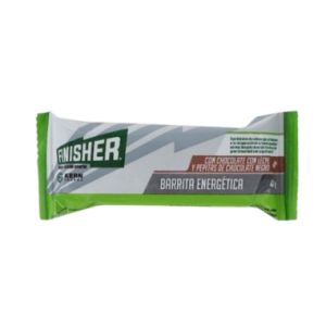 FINISHER – BARRITAS ENERGÉTICAS CHOCOLATE CON LECHE Y PEPITAS DE CHOCOLATE NEGRO 40G