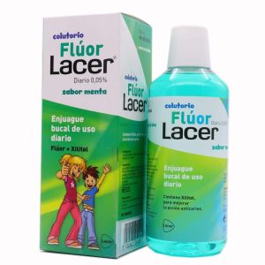 LACER – FLÚOR COLUTORIO DIARIO 0.05% MENTA 500 ML