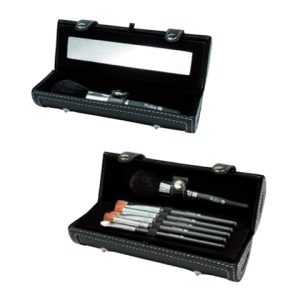 Estuche 7 Pinceles Maquillaje con Espejo